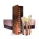 Kit Paleta de Sombras Adoro Bronzes + Conjunto de Pincéis Metal Bronze + Caixa Cubo G