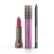 Kit Máscara de Cílios Volume e Definição + Batom Hidratante Armarosa + Lápis Olhos Verdezulex