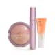 Combo Make e Cuidado: Balm Labial Skin.q+ Máscara de Cílios Alongamento + Blush Iluminador Rosé