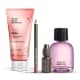 Combo Desodorante Colônia Amor na Amora + Gotas Secantes + Gel Esfoliante + Lápis Labial