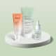 Combo Skincare Skin.q: Sérum Triplo Combate + Gel de Limpeza + Creme Facial Dia Antioxidante FPS 50 (2)