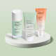Combo Skincare Skin.q: Gel de Limpeza + Solução Renovadora Duplo Combate + Creme Facial Dia Antioxidante FPS 50 (2)
