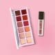 Combo Make dos Sonhos: Palette de Sombras Quartzo + Batom Líquido Volumão Damascoli (2)
