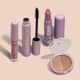 Combo Make Rosé: Blush Iluminador Rosé 6,5g + Máscara De Cílios 10g + Batom Mate Rose Seja Luz 3,8g + Gloss Labial Avelã Iluminado 4ml