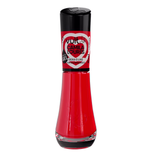 Vult Camila Loures Efeito Gel Vermelho Deixa o Like - Esmalte Cremoso 8ml