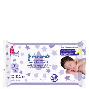 Johnson's Baby Hora Do Sono Lenços De Limpeza
