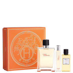 Conjunto Hermès Terre d’Hermès Eau de Toilette - Perfume Masculino 100ml + Eau de Toilette 15ml + Shower Gel 40ml