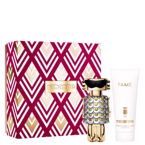 Conjunto Fame Rabanne Feminino - Perfume Eau de Parfum 80ml + Body Lotion 100ml