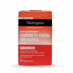 Neutrogena Deep Clean - Sabonete em Barra Facial 80g