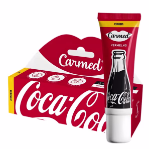 Hidratante Labial Carmed Coca-Cola Vermelho