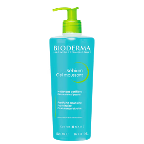 Bioderma Sébium Gel Moussant - Gel de Limpeza Antioleosidade de Alta Tolerância 500ml