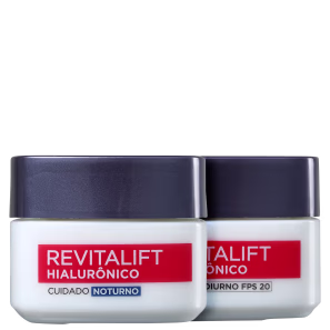 Kit L'Oréal Paris Revitalift Hialurônico Dia e Noite (2 Produtos)