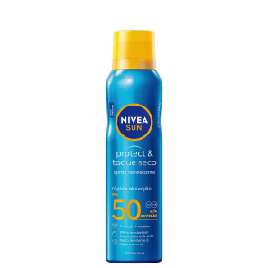 NIVEA SUN Protect & Toque Seco FPS 50 - Protetor Solar em Spray 200ml