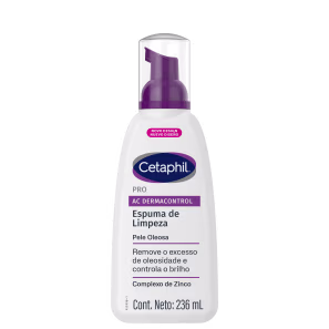Cetaphil Pro AC Dermocontrol Pele Oleosa - Espuma de Limpeza Facial 236ml