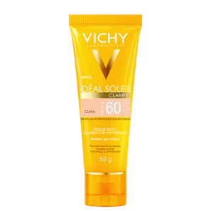 Vichy Idéal Soleil Clarify FPS 60 Cor Clara - Protetor Solar Facial com Cor