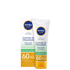 NIVEA Sun Beauty Expert Facial Controle de Oleosidade FPS 60 - Protetor Solar Facial