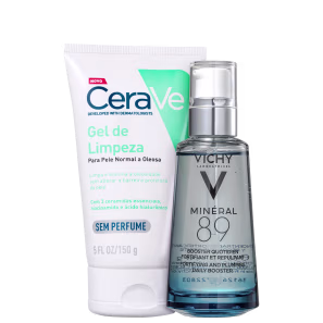 Kit Vichy Minéral 89 + CeraVe Foaming Cleanser (2 Produtos)