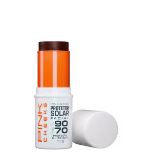Pink Cheeks Pink Stick 100KM FPS 90 - Protetor Solar com Cor 14g