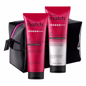 Combo Match SOS Reconstrução: Shampoo + Condicionador