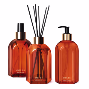 Combo Casa 214 Vanilla Sublime: Sabonete Líquido 400ml + Difusor de Ambiente com Varetas 250ml + Aromatizador de Ambiente em Spray 250ml