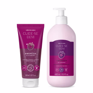 Combo Cuide-se Bem Amoruda: Sabonete Esfoliante Corporal 200ml + Loção Corporal 400ml