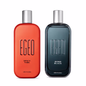 Combo Egeo Desodorante Colônia: Spicy Vibe 90ml Egeo Bomb Black 90ml