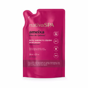 Refil Sabonete Líquido Perfumado Nativa Spa Ameixa 250ml