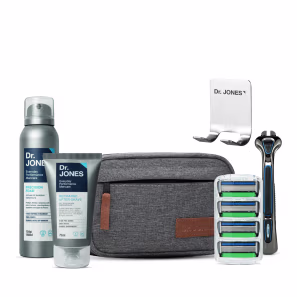 Kit The Razor 6 Cuidado Diário + Suporte
