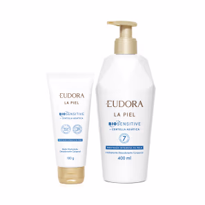 Kit Eudora La Piel Biosensitive + Centella Asiática Duo (2 Produtos)