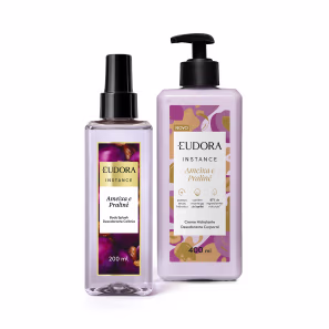 Combo Instance Ameixa e Praliné: Creme Desodorante Corporal 400ml + Body Splash 200ml