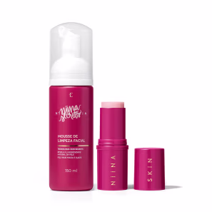 Combo Niina Skin: Mousse de Limpeza 150ml + Balm Hidratante 15g