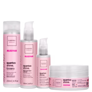 Kit Cadiveu Essentials Quartzo Shine Tratamento (4 Produtos)