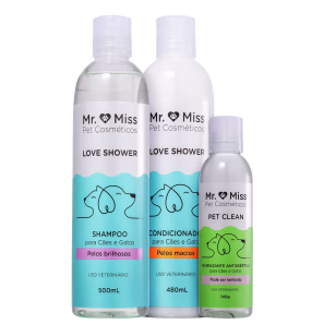 Kit Mr. & Miss Pet Cosméticos #05 (3 Produtos)