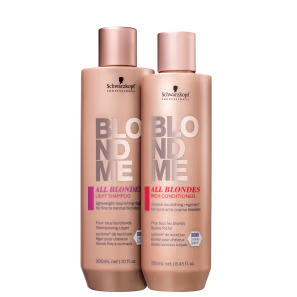 Kit Schwarzkopf Professional BlondMe Suave + Enriquecido Duo (2 Produtos)