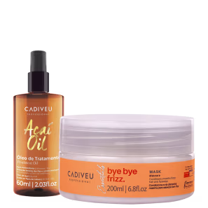 Kit Cadiveu Professional Açaí Oil Bye Bye Frizz Care Intense