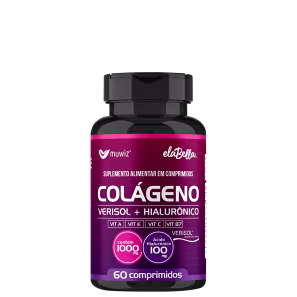 Colágeno Verisol Com Hialurônico 60 Comprimidos 1000mg Muwiz