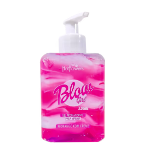 HotFlowers Blow Girl Morango com Creme - Gel Hidratante para Virilha
