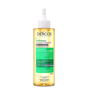 Vichy Dercos Anticaspa Cachos e Crespos - Shampoo Espuma de Limpeza