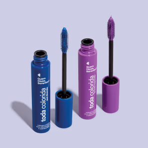 Combo Toda Colorida: Máscara para Cílios e Sobrancelha Lavanda Expressão 10g + Máscara para Cílios e Sobrancelha Azul Diversão 10g