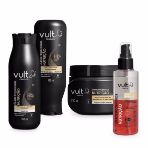 Kit Vult Cabelos Óleos Poderosos Nutrição