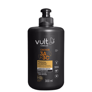 Vult Cabelos Cachos 3A ao 3C Definição Suave - Creme para Pentear