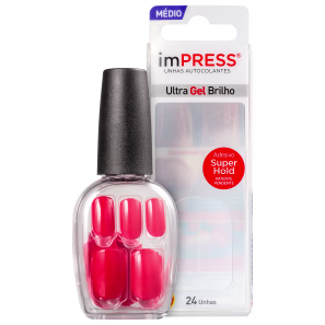 Kiss New York Impress Média Rather Reckless - Unhas Postiças