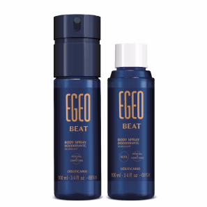 Combo Egeo Beat: Body Spray 100ml + Refil 100ml