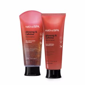 Combo Massagem Corporal: Nativa SPA Ginseng e Cafeína (5 itens)