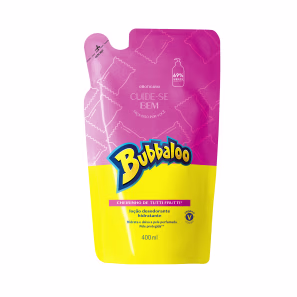 Refil Loção Desodorante Hidratante Corporal Cuide-se Bem Bubbaloo Tutti Frutti 400ml - DSC