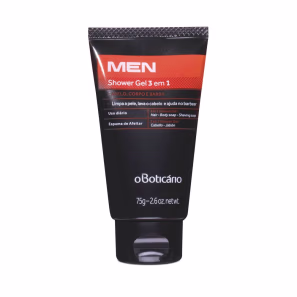 Men Shower gel 3 Em 1 Cabelo, Corpo E Barba, 75 g