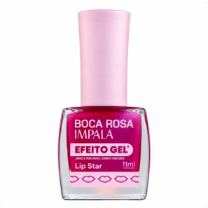 Esmalte Efeito Gel Impala Boca Rosa Lip Star 11ml