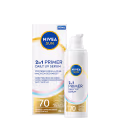 NIVEA Sun 2 em 1 Primer Daily UV Serum FPS 70 - Protetor Solar Facial 30ml