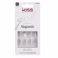Kiss New York Fantasy Magnetic Nail Curta Crystal - Unhas Postiças em Gel (28 Unidades)