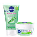 Kit NIVEA Efeito Matte Ácido Hialurônico e Pepino (2 Produtos)
